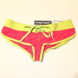 NWT Pacific And Driftwood Cheeky Swim Shorts Trunks Size XS